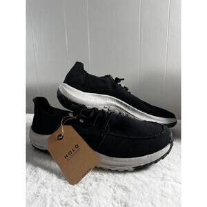 Holo Eco ATHENA Lace Men’s Size 14 3am/ (HM123593) Black Canvas With White Soles